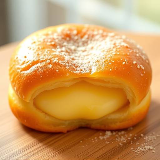 Pastel de nata fresco e delicioso